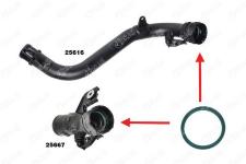 TURBO BORUSU CONTASI EURO 5 NISSAN CUBE Z12 NI - IBRAS 25617
