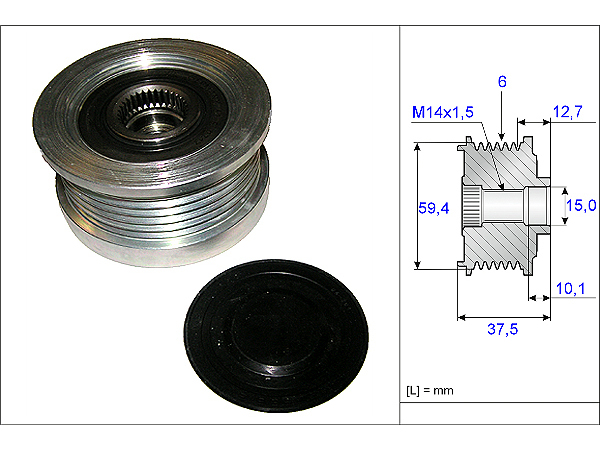 ALTERNATOR KASNAGI SARZ DINAMO KASNAGI KORE  - INA 535011010
