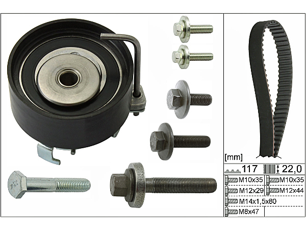 Triger Kayis Seti Ford Fiesta V 1.25 03-08/fiesta Vi 1.4 08- - INA 530049510