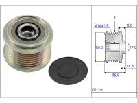 Alternator Kasnagi -Hyundai H1 2.5 Crdi 08-/ - INA 535021510