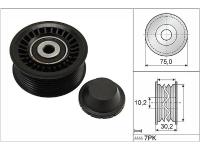 ALTERNATOR V KAYIS GERGI RULMANI NISSAN QASH - INA 532066810