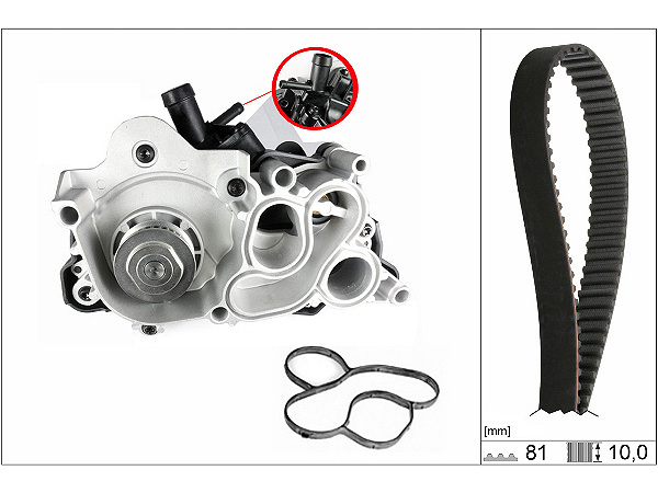 Triger Kayisi Su Pompasi Vw Caddy-golf Vii 1.2 Tsi 15 Polo 1 - INA 530074330