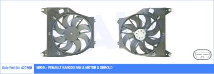 FAN MOTORU DAVLUMBAZLI RENAULT KANGOO 1.9 D 97 - KALE 420700