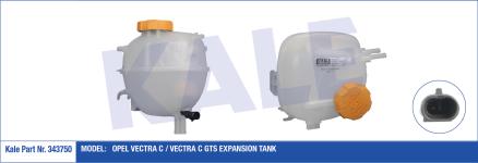 RADYATOR GENLESME DEPOSU VECTRA C SIGNUM - KALE 343750