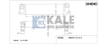 TURBO RADYATORU BMW F20-F20 LCI-F21-F21 LCI-F2 - KALE 344840
