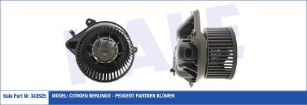 KALORIFER MOTORU CITROEN BERLINGO 1.4 I 96-11. - KALE 343525