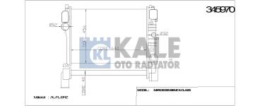 Su Radyatoru Al/pl/brz Mercedes-benz S Serisi - - KALE 345970