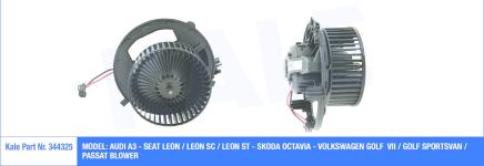 KALORIFER MOTORU 12V AUDI A3 -SEAT LEON-LEON S - KALE 344325