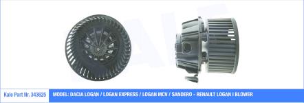 KALORIFER MOTORU DACIA LOGAN / LOGAN EXPRESS / - KALE 343625
