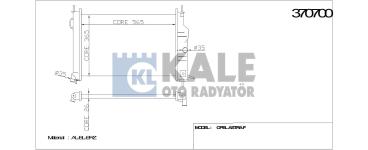 MOTOR SU RADYATORU BRAZING ASTRA F 1.7D 91-98  - KALE 370700