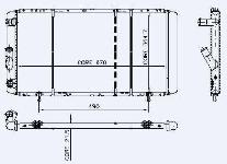 Radyator Su 1 Sira Cu/pl Renault R21 - KALE 0505081PA