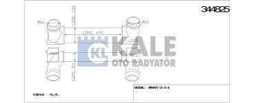 TURBO RADYATORU BMW F20-30/N13-N47 2012-2017 - KALE 344825