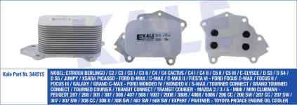 YAG SOGUTUCU PEUGEOT 107. 206. 307. PARTNER II - KALE 344515