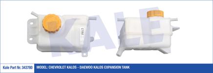 YEDEK SU DEPOSU KALOS/AVEO 04- F14S3 LX5 KAPAK - KALE 343780