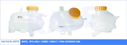 GENLESME TANKI KAPAKLI OPEL AGILA 1.0 12V 00-0 - KALE 343775
