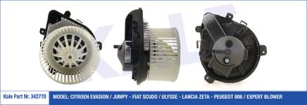 KALORIFER MOTORU CITROEN EVASION. JUMPY. SCUDO - KALE 342770