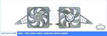 FAN MOTORU FIAT TOFAS DOGAN / KARTAL M131 / SA - KALE 417500