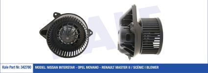 KALORIFER MOTORU KLIMALI RENAULT MEGANE I . SC - KALE 342780