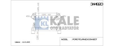 TURBO INTERCOLL RADYATORU TRANSIT CONNECT TC7  - KALE 344920