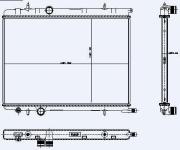 Motor Su Radyator P307 C4 1.4 Hdi/2.0 Klimali Partner İi Ber - KALE 0403041AB