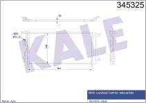 KLIMA RADYATORU  KONDENSER  KURUTUCULU AL/AL C - KALE 345325
