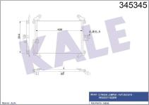 KLIMA RADYATORU KONDENSER FIAT DUCATO 1.9/2.5D - KALE 345345