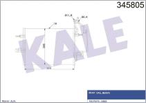 Klima Radyatoru Meriva - KALE 345805