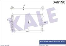 Su Radyatoru Brazing Opel İnsignia A 2.0cdti 0 - KALE 346190
