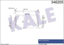 SU RADYATORU AL/PL/BRZ DACIA DUSTER 1.5 DCI 10 - KALE 346205