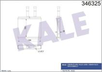 KALORIFER RADYATORU BRAZING DAEWOO KALOS 03 CH - KALE 346325