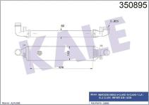 TURBO RADYATORU INTERCOOLER MERCEDES BENZ A-CL - KALE 350895