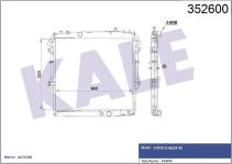 SU RADYATORU AL/PL/BRZ TOYOTA HILUX VII 2.5 D- - KALE 352600