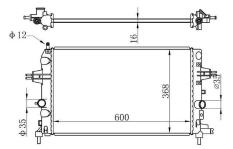 Motor Su Radyatoru Brazing Z16xe Z16xep Z16xer - KALE 371200