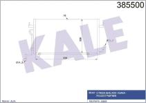 KLIMA RADYATORU  KONDENSER  KURUTUCULU AL/AL P - KALE 385500