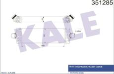 TURBO RADYATORU CC11 AF/ARKA CEKER/ONDEN CEKER - KALE 351285