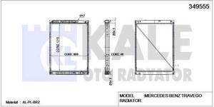 Su Radyatoru Mercedes Travego Cerceveli/mt - KALE 349555