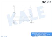 MOTOR RADYATORU BRAZING GOLF VI 08- CADDY 11-1 - KALE 354245