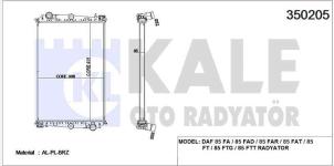 MOTOR SU RADYATORU DAF 85 FA/85 FAD/85 FAR/85  - KALE 350205
