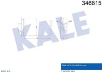 KALORIFER RADYATORU AL/MKNK MERCEDES-BENZ S SE - KALE 346815