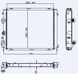 Radyator 1 Sira Alb Renault Kangoo Clio İi 1.9d - KALE 0534341AB