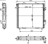 Motor Radyator Express İi 1.9d Mekanik Klimasiz 2 Sira Alb/4 - KALE 0531311AB