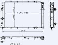Motor Radyator Megane 1.4 1.6 1.9d 1.9tdi 2.0 Clio 1.5cdi Kl - KALE 0533331AB