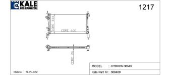 Motor Su Radyatoru Nemo Bipper 1.3hdi 16v 75cv 12-Fiorino 1. - KALE 0138011AB