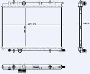 RADYATOR P307 XSARA BERLINGO 1.1 1.4I AL/PL - KALE 2043011AB
