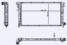 Motor Su Radyatoru P106 Saxo Tud5 1.5dizel Olcu 28652924 96- - KALE 2046011AB