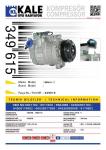 KLIMA KOMPRESORU BMW M57 D30 E90 06-11 E92 06- - KALE 349615