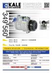KLIMA KOMPRESORU BMW M54 M52 M57 S54 E39 96 04 - KALE 349560
