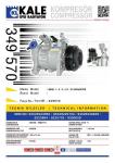 KLIMA KOMPRESORU BMW F20 F21 F22 E90 E91 E93 F - KALE 349570