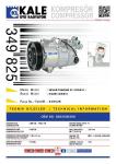KLIMA KOMPRESORU RENAULT MEGANE III SCENIC III - KALE 349825