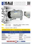 KLIMA KOMPRESORU OPEL ASTRA G / CORSA C / MERI - KALE 349710